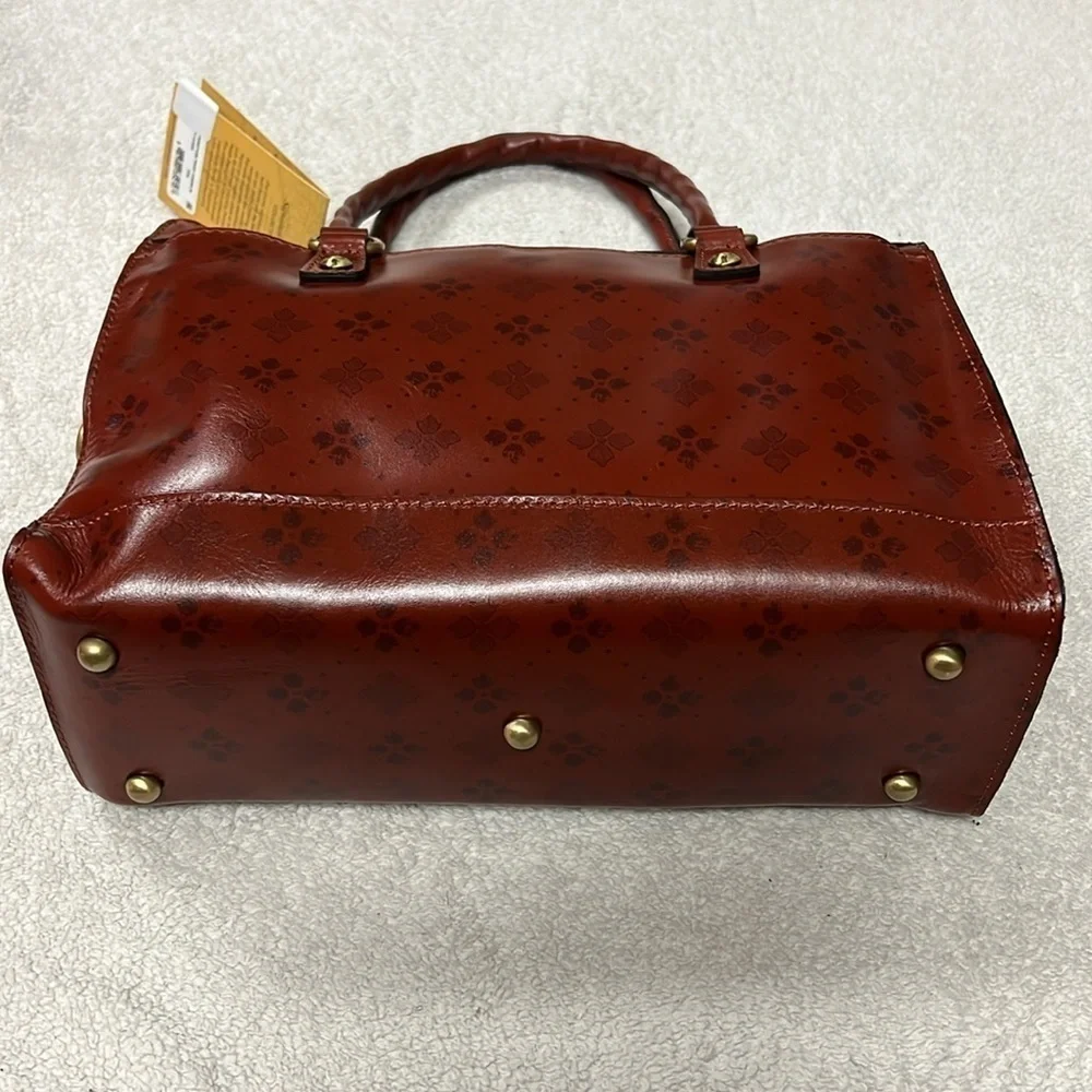 Patricia Nash Josselin Satchel Signature Floret Print